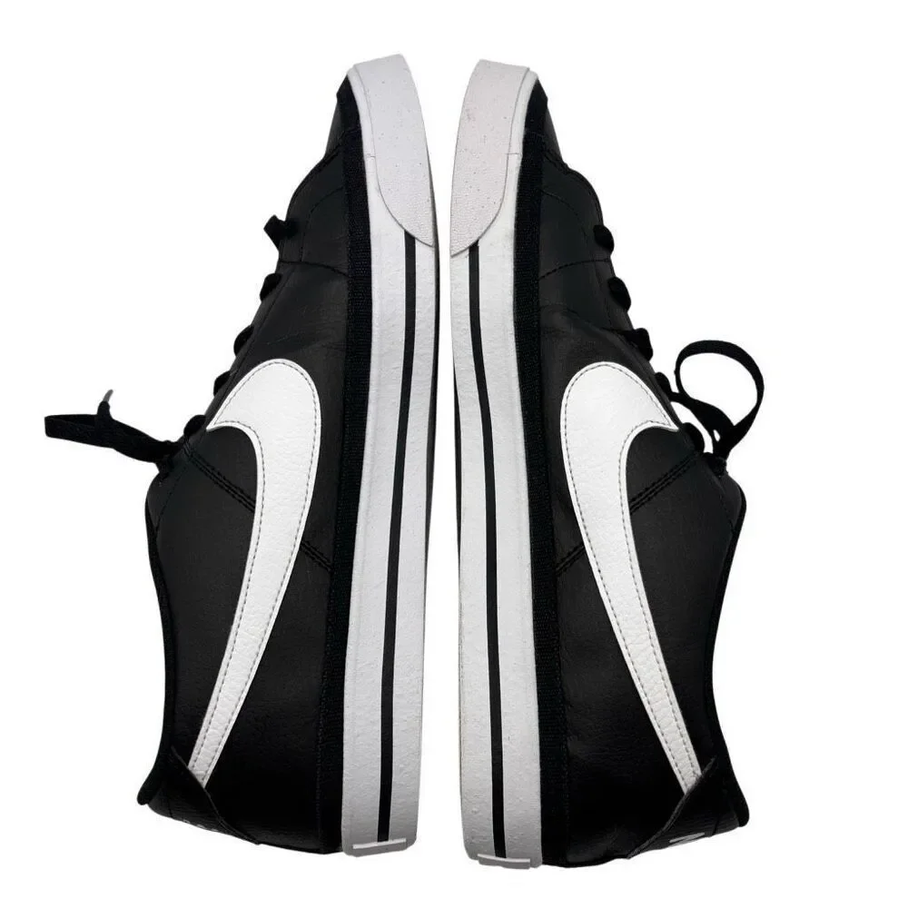 Nike Court Vision Low Next Nature Men's Shoes‎ Black/White Size 13